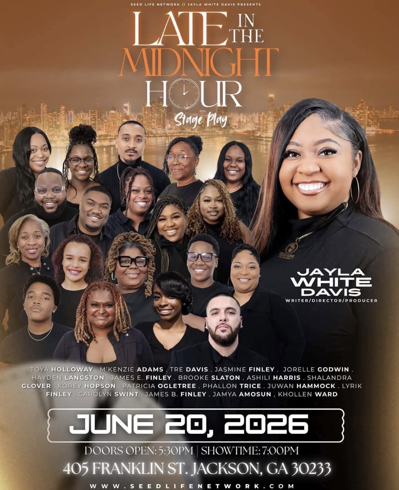 Late in the Midnight Hour stage production